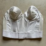 Vintage Dominique White Corset with Boning Size 34B Photo 0
