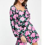 Miss Selfridge Rose floral sweetheart neckline dress Photo 5