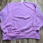 Barbie Pink Glitter Logo Sweatshirt Women’s Medium | Cozy Retro Crewneck Photo 4