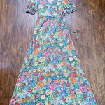 Perseverance London • Elysian Day Liberty Maxi Dress gown floral wrap Size 6 Photo 0