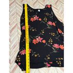Old Navy Luxe Black Floral V Neck Sleeveless Dress Womens XXL Spring Summer 2XL Photo 4