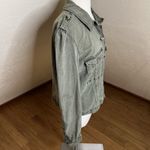 Paige  Utility Pacey Jacket Womens XL Vintage Ivy Green Twill Lyocell Stretch Photo 7