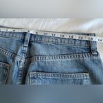 Gap  Y2K womens distressed denim knee length straight pencil skirt size 30 Photo 8