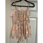 Victoria's Secret  Lace Trim Floral Romper - Size Small. Photo 4
