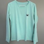 Vineyard Vines Top Womens Size Small Blue Lacrosse Long Sleeve Crew Neck Casual Photo 0
