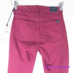 New! Jen 7, 7 for all mankind dark burgundy skinny legging ankle jeans, size 0 Red Photo 7