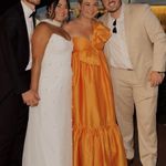 The Atsu Sally Bow dress Orange Size M Photo 1