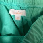 COLSIE Comfy Cotton Sweat Shorts Sea Green Drawstring Women’s Sz XS NWOT Photo 3