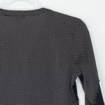Ann Taylor Petite Polka Dot Lace Detail V Neck Long Sleeve Blouse Shirt XSP Work Photo 6