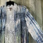 Chico's Chico’s Size 3 Lace FloralTie Dye Cover-Up Over-Piece Photo 4