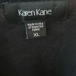 Karen Kane Black Floral Bell Sleeve V Neck Flared Dress Womens XL Photo 9