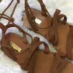 Topshop  brown lace up sandals Photo 1
