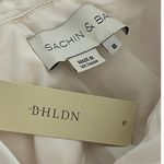 Sachin + Babi  BHLDN Carmina Size 8 Ivory Bow Embellished Organza Midi Dress NWT Photo 7