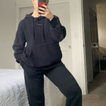 Nike  black fleece hoodie  Photo 0