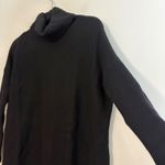 Boden Black Ribbed Turtleneck Sweater Tunic XS 100 Wool Photo 3