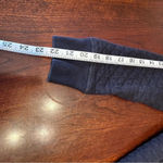 E.Land Club Quilted Logo Hoodie Women XS Varsity Long Sleeve Preppy Navy Blue. Blue Photo 10