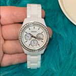 Fossil  CALEIGH MULTIFUNCTION WHITE ACETATE WATCH Photo 2