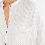 Urban Outfitters  Gridlock Band Collar Button-Down Shirt Photo 3