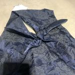 Ganni  botanical jacquard mini dress blue Photo 9