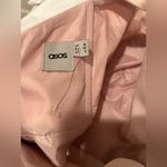 ASOS Ladies Blush Pink Dress Top lined Midi Sexy back w/zipper Brunch Date night Photo 1