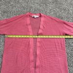 Loft  pink knit open-front cardigan size S Photo 8