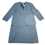 Pendleton Vintage  Virgin Wool Blazer Suit Skirt Set Size 22W NEW Modest Business Photo 0