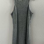 Top Shop Gray Silver Back Zip Dress US 8 Photo 0