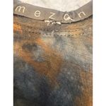 Mezon Boho Layered Dress M Brown Patchwork Sheer Hem Art to Wear Festival‎ Size M Photo 3