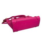 CELINE  Nano Luggage Pink Leather Wing-Side Mini Handheld Crossbody Handbag Photo 2