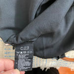 COS  Black Silk Sleeveless‎ Shorts Open Back Romper Photo 8