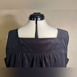 Spiegel Women Sleeveless Little Black Square Neck Corduroy Dress W/Pockets|Sz:14 Photo 1