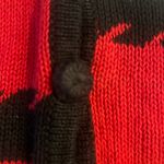 Women’s Vintage Christmas Holiday Editions Knit Embroidered Vest XL EUC Red Photo 2