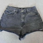 Cotton On  High A Line Black Denim Shorts Size 8 Photo 0