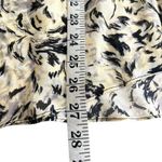 Proenza Schouler Abstract Animal Print Crepe Chiffon Blouse In Butter Black 10 Photo 9