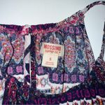 Mossimo Supply Co Bohemian Patterned Halter Romper Vintage Mossimo Floral‎ Print Photo 5