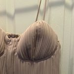 Maniju Elegant Pleated Maxi Dress in Soft Grey Photo 1