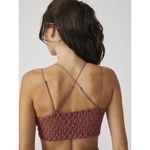 Free People  Lace Bralette in Rust Photo 3