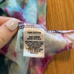 Aviator Nation  Tie Dye Rainbow Embroidered Short Sleeve T-Shirt Sz S Photo 4