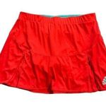 Adidas  Red Skort Gym Tennis Golf Climalite Size Small EUC #6066 Photo 0