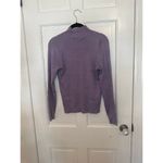 Melissa Paige  Purple Ribbed Turtleneck size L‎ NWT Photo 3