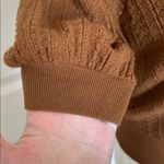 Sézane Sezane Lola Jumper Coffee XS Brown Button-Up Women's Sweater Gold tortoise shell Photo 3