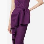 Elliatt NEW Reception Cascade Ruffle Strapless Dress in Purple, Size L $170 Photo 0