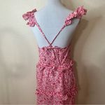 MISA Los Angeles  Morrison Floral Ruffle Midi Dress SMALL Photo 6