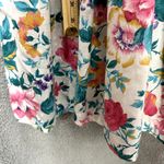 Breli II Floral Midi Dress 10‎ White Cottagecore Garden Party Vintage USA Photo 8