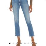 MOTHER Denim NWT  Mid Rise Dazzler Ankle Fray Jeans Riding Cliffside Size 26 Photo 2