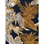 Pretty Little Thing  Womens 12 Black Palm Leaf Print Beach Flares Pants NEW Photo 2