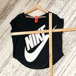 Nike Black Graphic Crewneck Square Tee Shirt US Small Photo 6