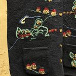 Talbots Vintage 100% Wool Embrodiered Fall Apple Farm Barn Sleeveless Vest Small Photo 1