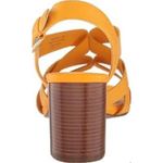 Cole Haan Women Jamie Sandal 65MM Block Heel Radiant Yellow SEMI Shine W25183 Photo 1