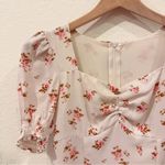 J.ING Jing Nude with Floral Print Short Sleeve Mini Dress Size M NWT Size M Photo 1